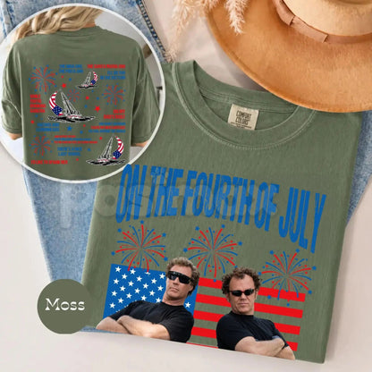 Comfort Colors® Step Brothers "Boats 'N Hoes" T-Shirt – Vintage Retro Summer Movie Shirt, Funny Prestige Worldwide Graphic Tee, Iconic Gift for Him