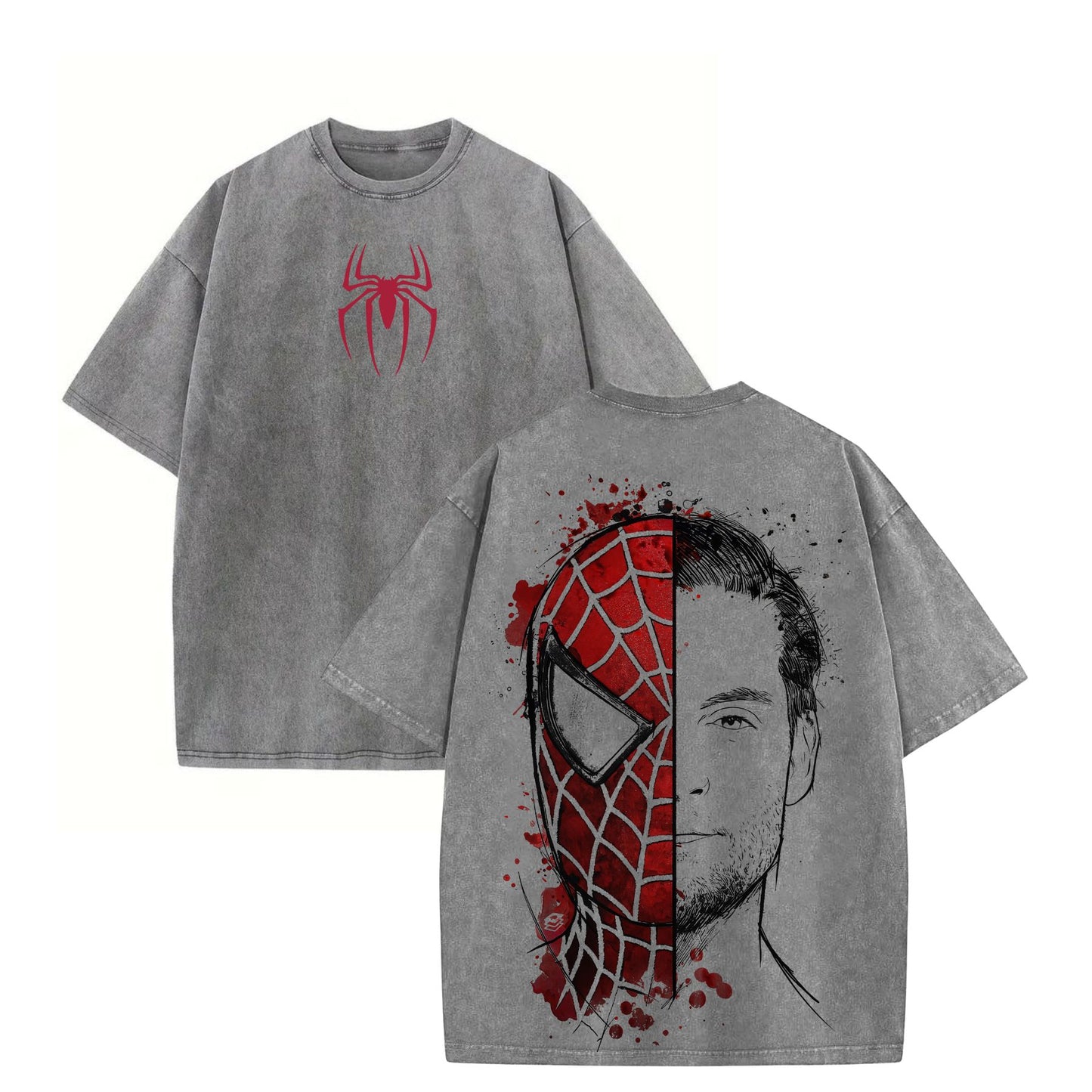 The Dark Style Trio Spidey No Way Home T-Shirt – Casual Crewneck Soft Graphic Tee for Men