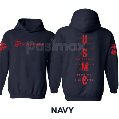 USMC Marines Tactical Hoodie – Classic Semper Fi Pullover, Veteran & Active Duty Marine Corps Gear, Unisex