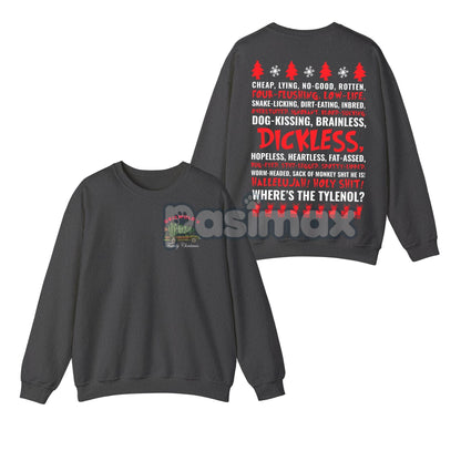 Dickless Griswold Christmas Sweatshirt – Funny National Lampoon's Movie Top