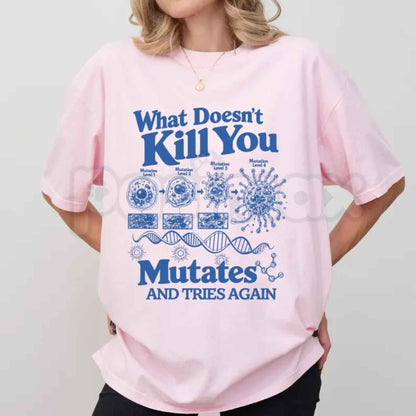 Comfort Colors® Science T-Shirt – Funny Bacteria & Virus Biology Teacher Graphic Tee, Retro STEM Educator Unisex Top