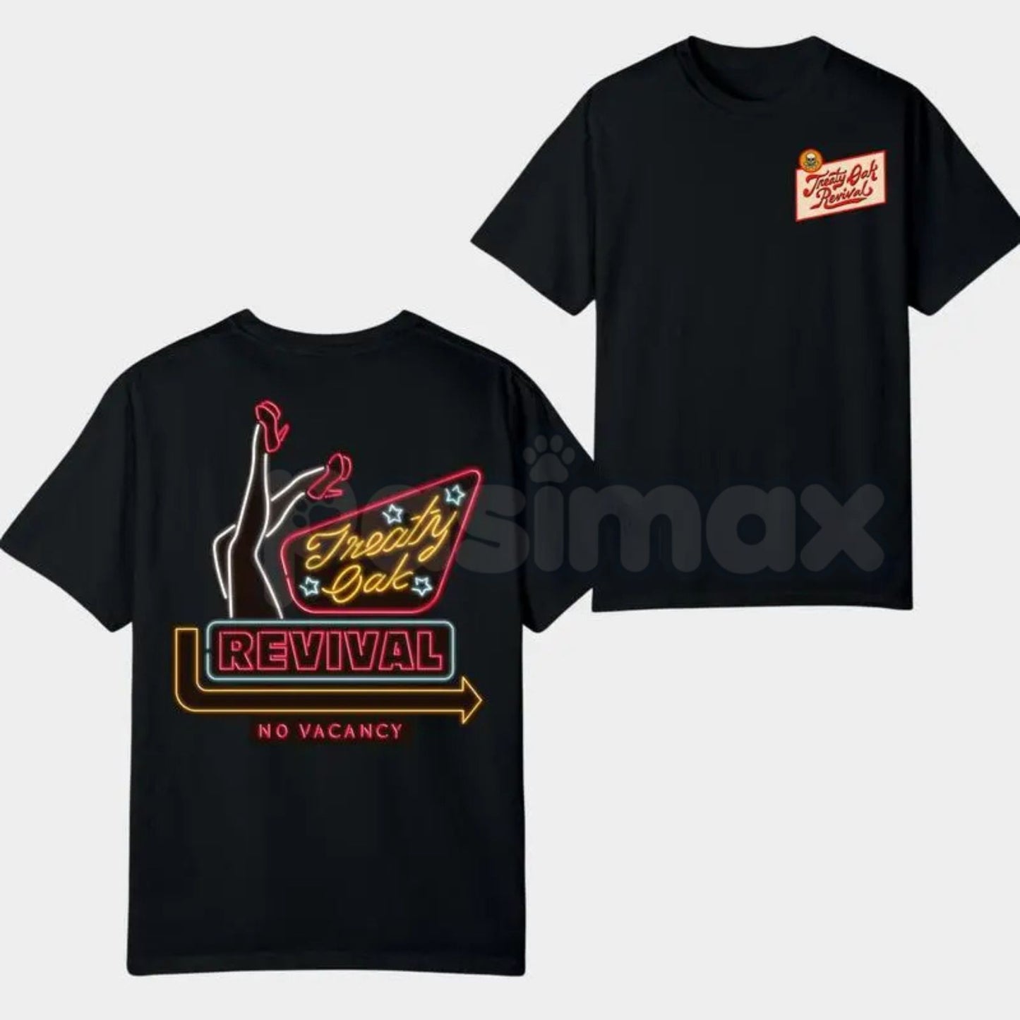 Treaty Oak Revival "No Vacancy" T-Shirt - Texas Red Dirt Country Music Tee, West Texas Rock Graphic Shirt, Official Style Band Fan Merch