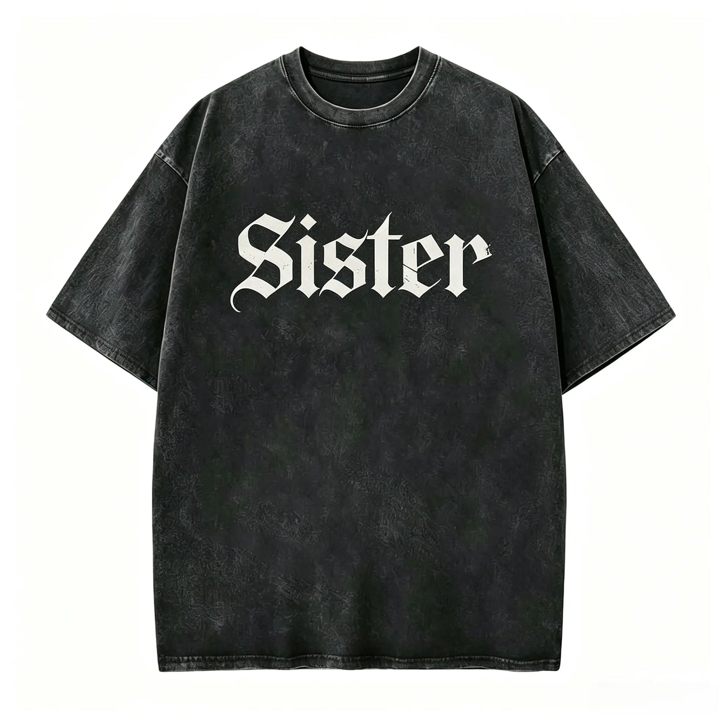 Mother Gothic Shirt Old English Tee – Retro Alt Mom Graphic T-Shirt, Vintage Washed Lightweight Cotton Unisex Streetwear Top