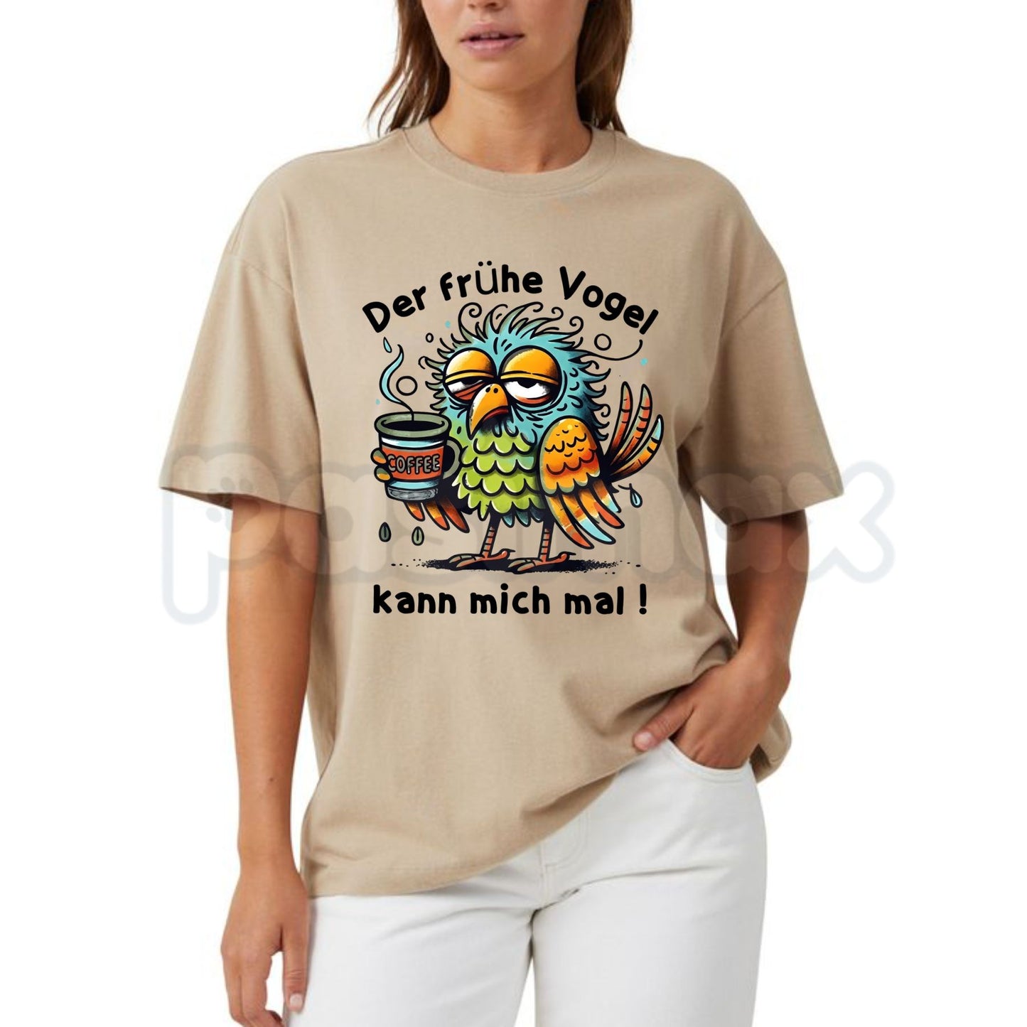 Comfort Colors® Cute Animal Humor Print T-Shirt – Funny Illustrated Creature Graphic Tee, Aesthetic Animal Lover Gift, Whimsical Vintage Cotton Shirt