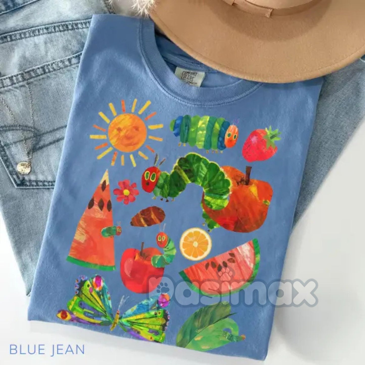 Hungry Caterpillar Teacher Shirt – Back To School Outfit, First Day of School Tee, Teacher Life Apparel, Gift for Educator