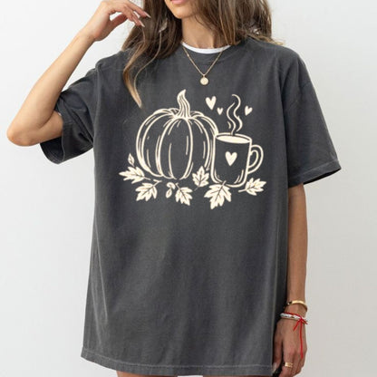 Comfort Colors® Fall Edition Surprise Mystery Graphic T-Shirt – Autunm Mystery Box Unisex Top, Retro Seasonal Blind Bag Gift