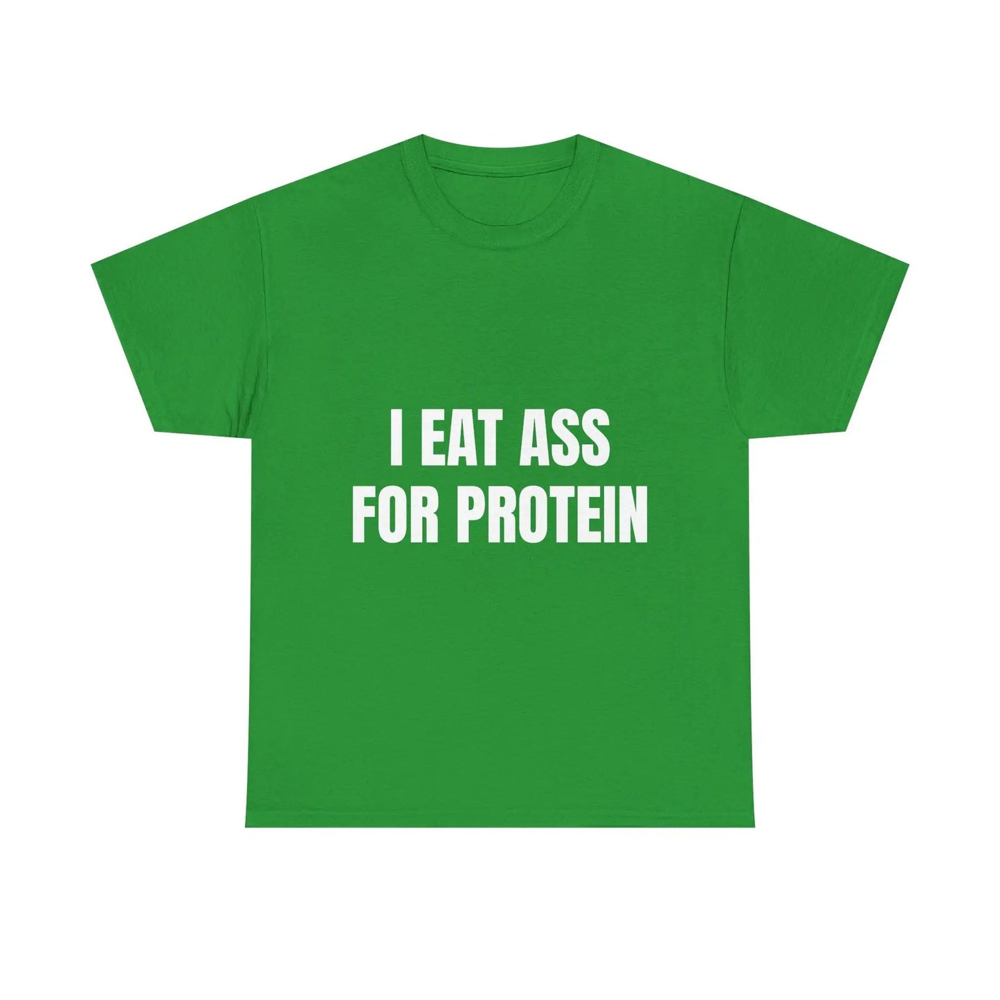 "I EAT THIS FOR PROTEIN" Funny T-Shirt - Viral Gym Shirt, Humorous Workout Tee