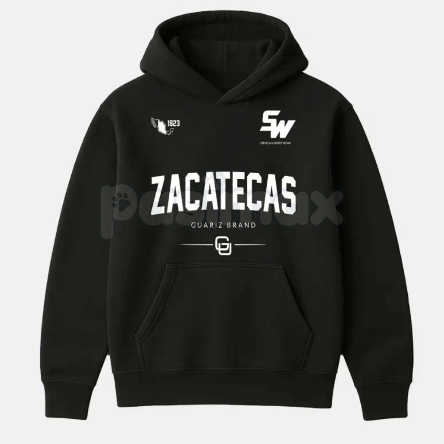 MX STREETWEAR STATE Hoodie – Custom State Pride Pullover, Mexican Culture & Streetwear Graphic Apparel, Unisex