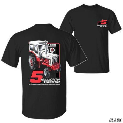 Celebrating 5 Million Tractors T-Shirt - Limited Edition Farming Milestone Tee, Unisex Collector's Apparel
