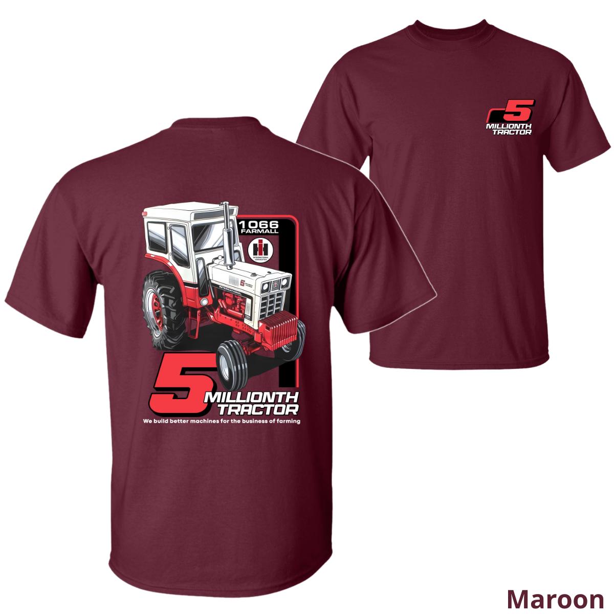 Celebrating 5 Million Tractors T-Shirt - Limited Edition Farming Milestone Tee, Unisex Collector's Apparel