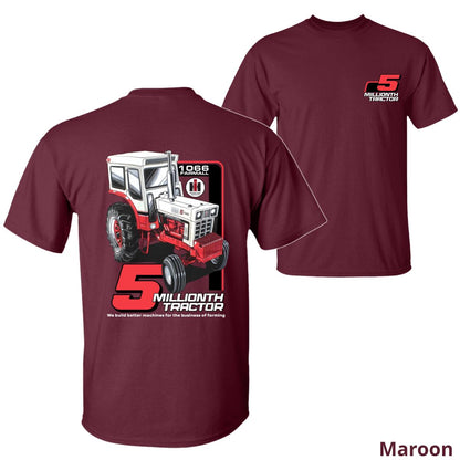 Celebrating 5 Million Tractors T-Shirt - Limited Edition Farming Milestone Tee, Unisex Collector's Apparel