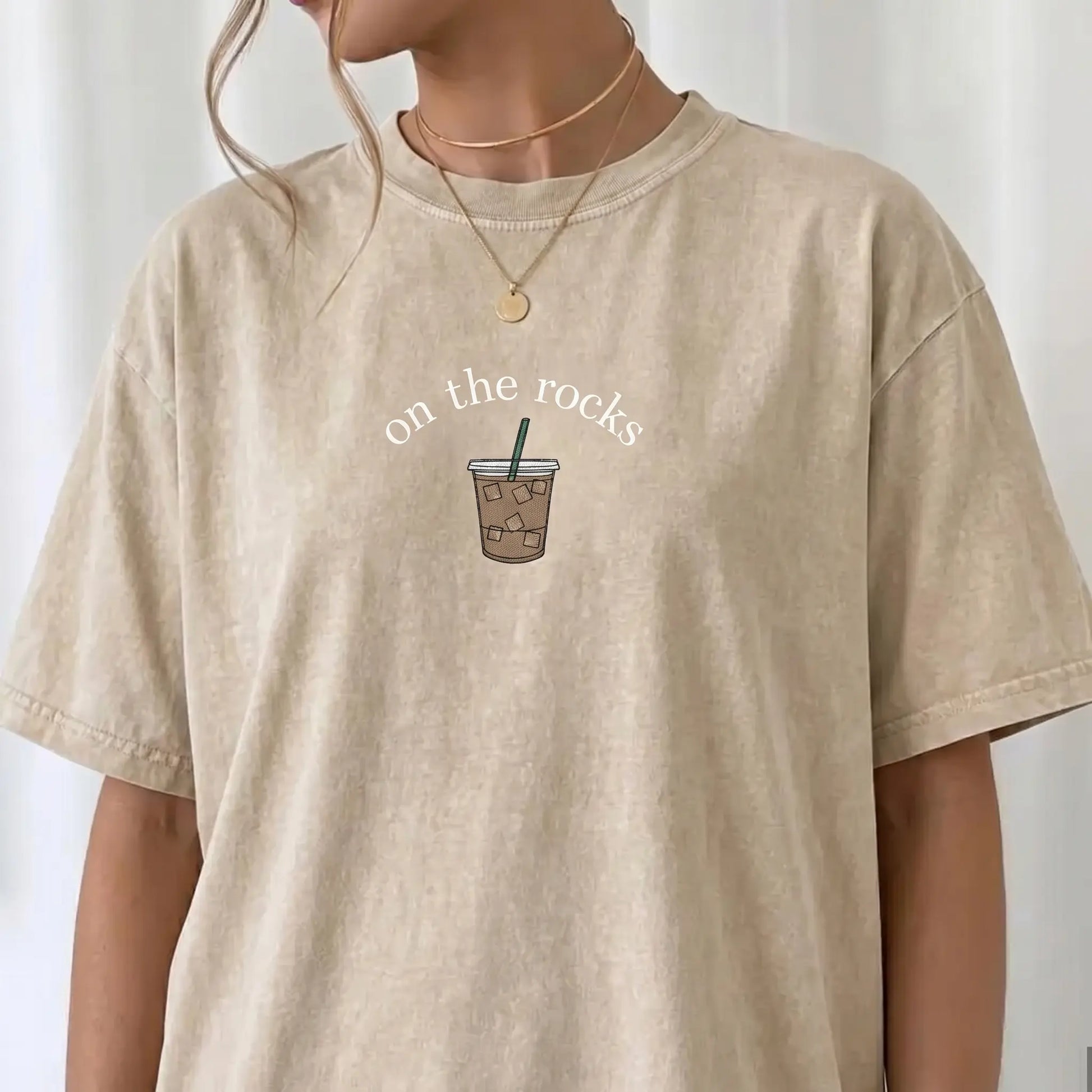 Washed Cotton Coffee Vintage Graphic Tee – Pasimax