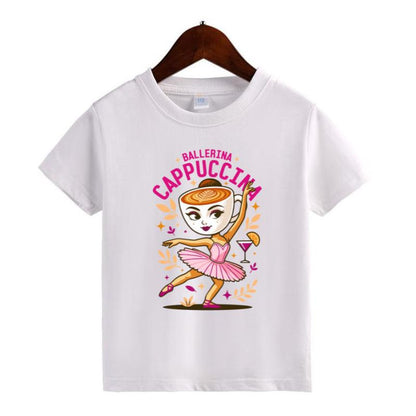 Italian Meme Character T-Shirt for Kids - Funny Toddler Boy or Girl Tee, Hand-Drawn Apparel
