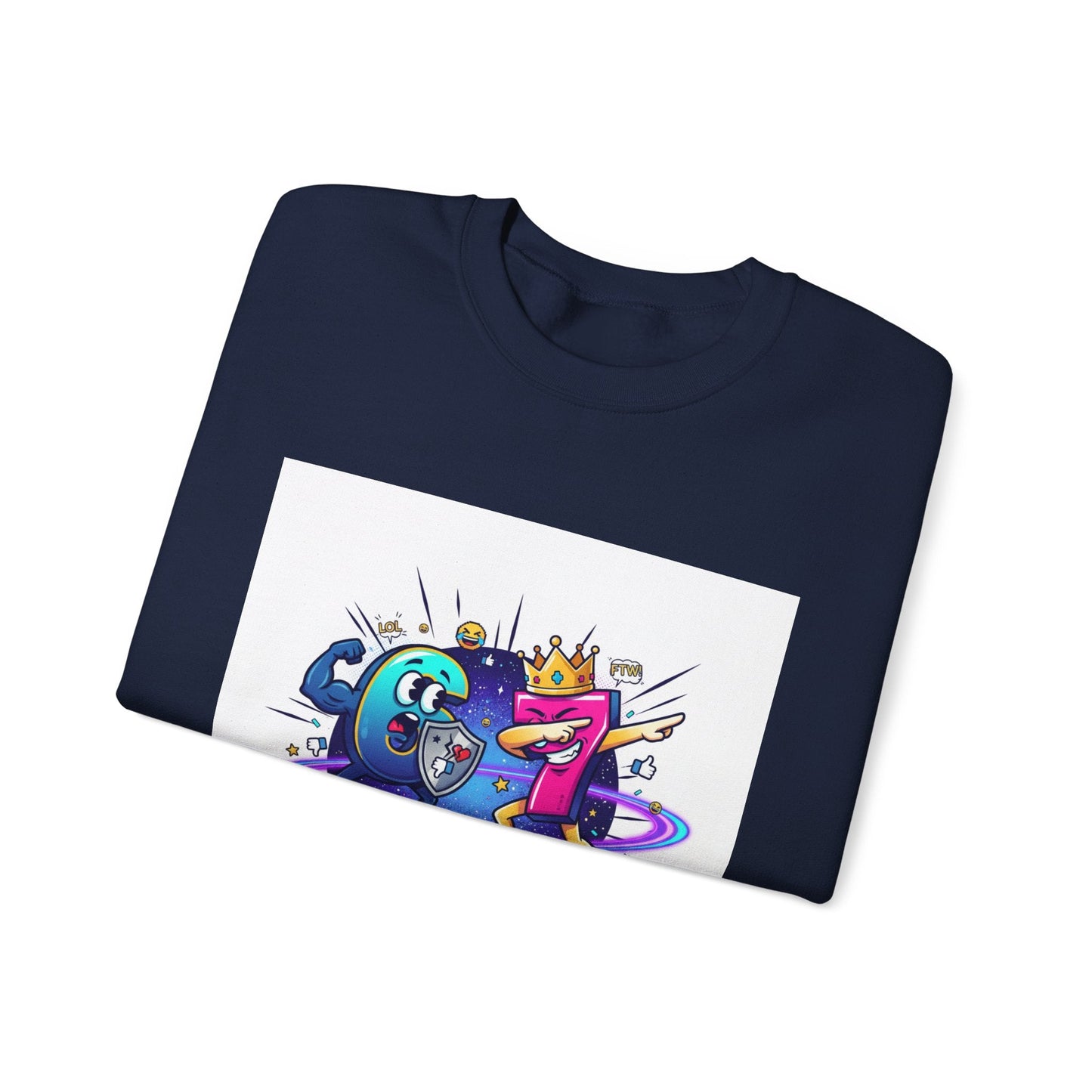Six Seven Frogs Dabbing Sweatshirt | Meme War Space Frogs Crewneck