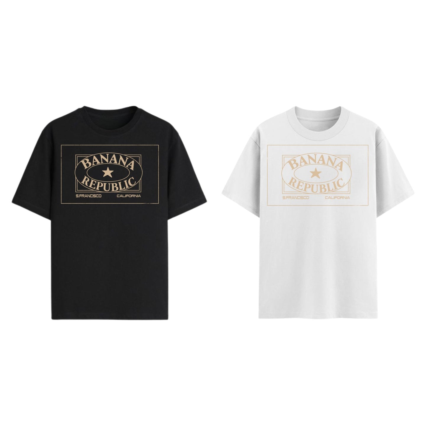 Retro Banana Republic T-shirt - Explorer Graphic Tee, Safari Style Apparel