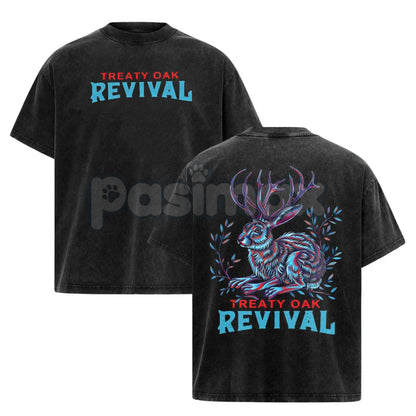 Retro Treaty Oak Revival T-Shirt – Vintage Rock Band Graphic Tee, Rock Music Lover Shirt