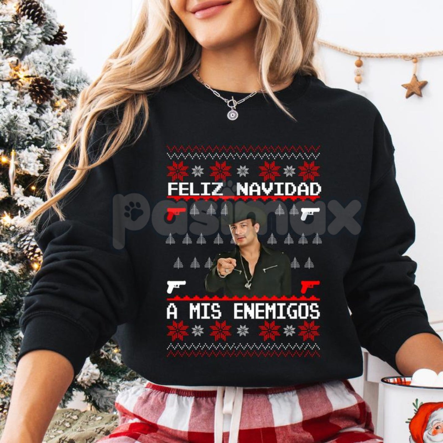 Mexican Christmas Sweatshirt & Hoodie – Festive Graphic Apparel, Unique Christmas Gift for Him & Her