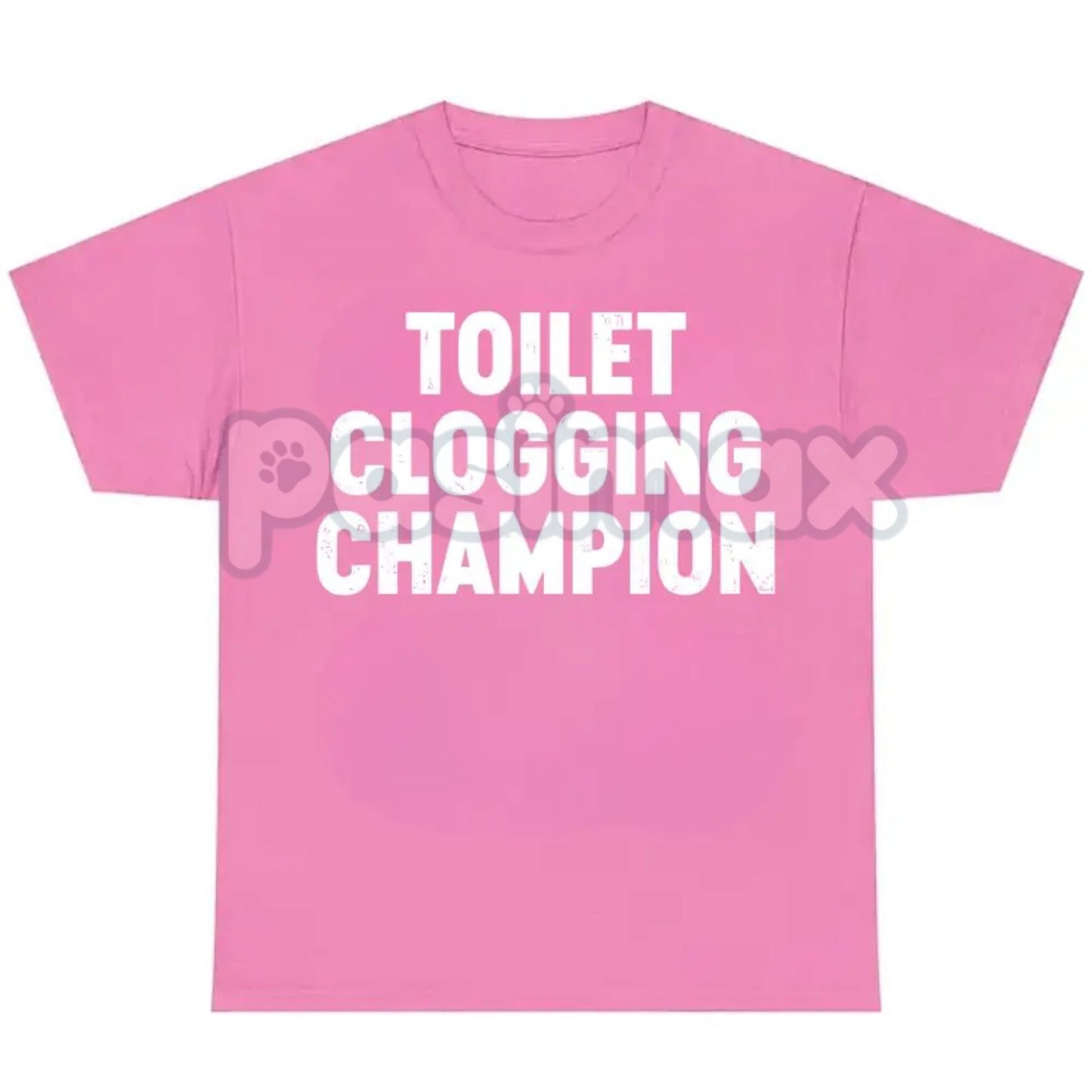 Toilet Champion Tee - Funny Gag Gift Shirt, Humor Graphic T-Shirt, Bathroom King Slogan, Unisex Comedy Apparel