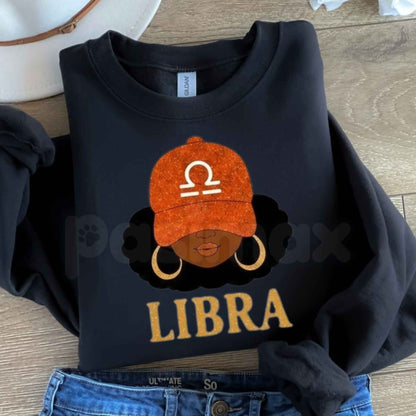 12 Zodiac Slay Girl Sweatshirt | Afro Zodiac Sign Graphic Crewneck