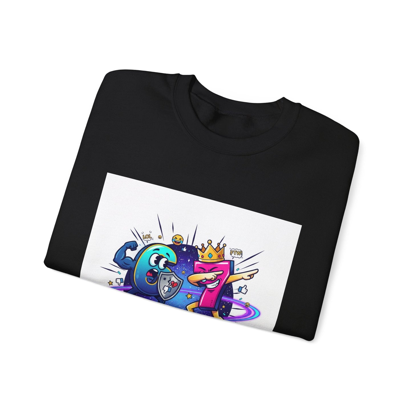 Six Seven Frogs Dabbing Sweatshirt | Meme War Space Frogs Crewneck