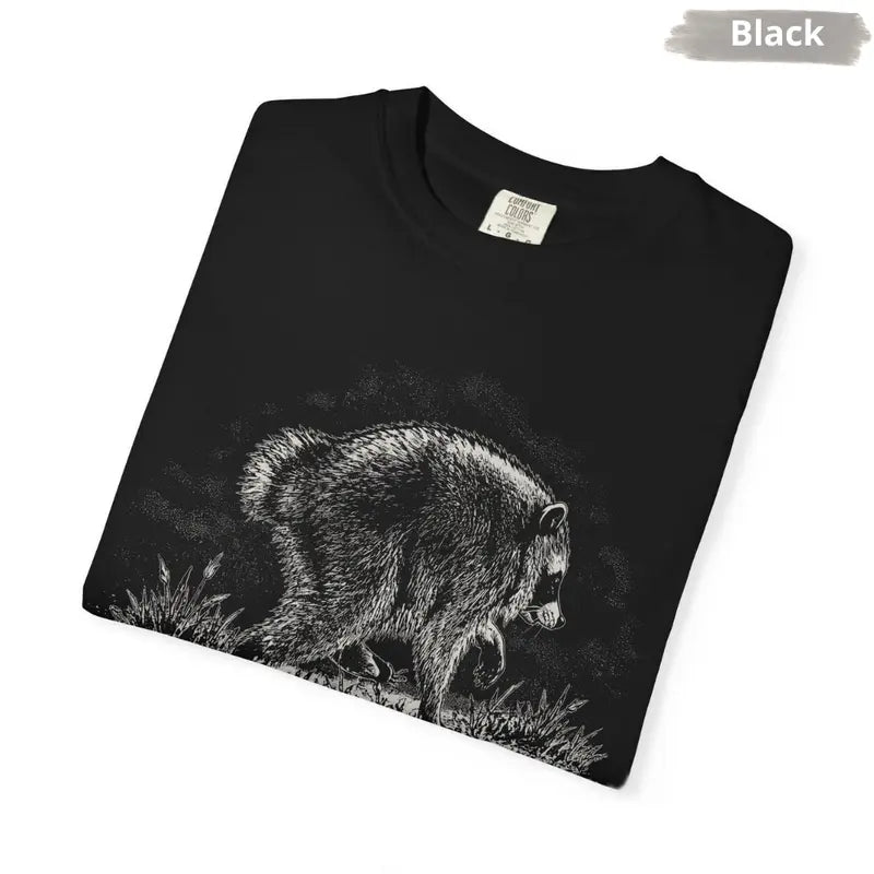 Comfort Colors® Jimothy Raccoon T-Shirt – Famous Seattle Raccoon Graphic Tee, Retro Trash Panda Unisex Top