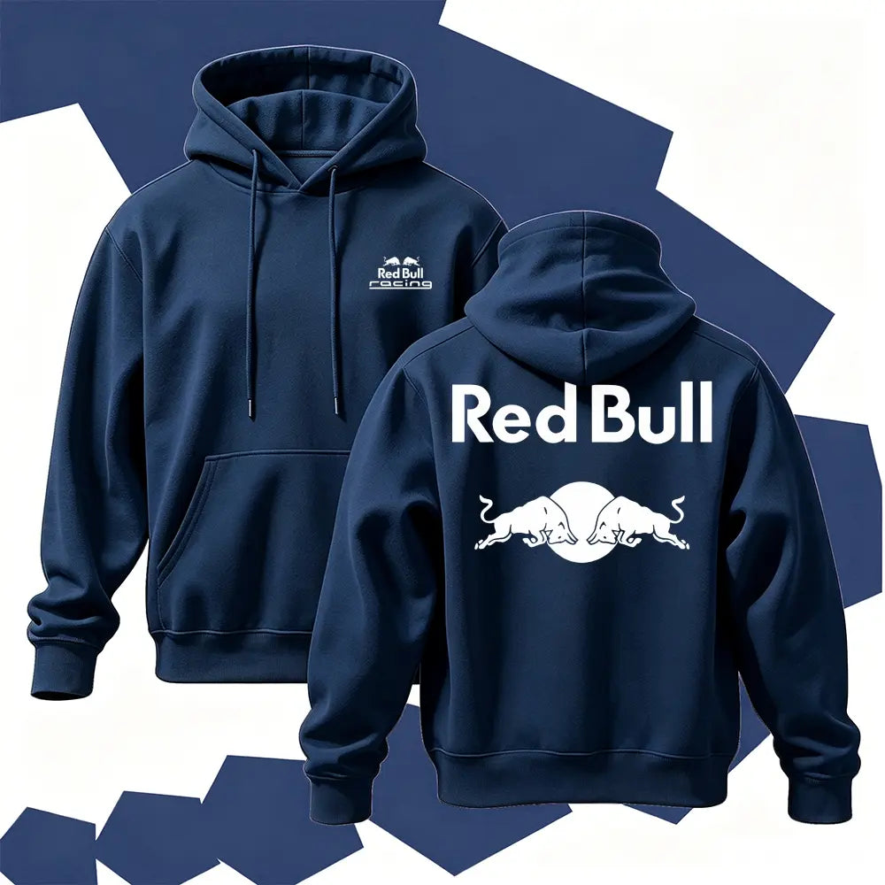 Racing Graphic Hoodie – Men's Cotton Pullover Sweatshirt, Vintage Motorsport Streetwear, Edgy Car Graphic Heavy Blend Hoodie