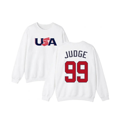 Vintage Team USA Baseball Sweatshirt | 2026 World Baseball Tournament Crewneck | White & Black Colorblock Pullover | Retro American Baseball Jumper | USA Flag Graphic Sports Top | 2026 Game Day Fan Apparel