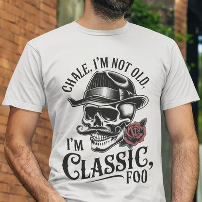New 2025 Men's Printed T-Shirt - Black 100% Cotton Premium Tee, Durable Short-Sleeve Top