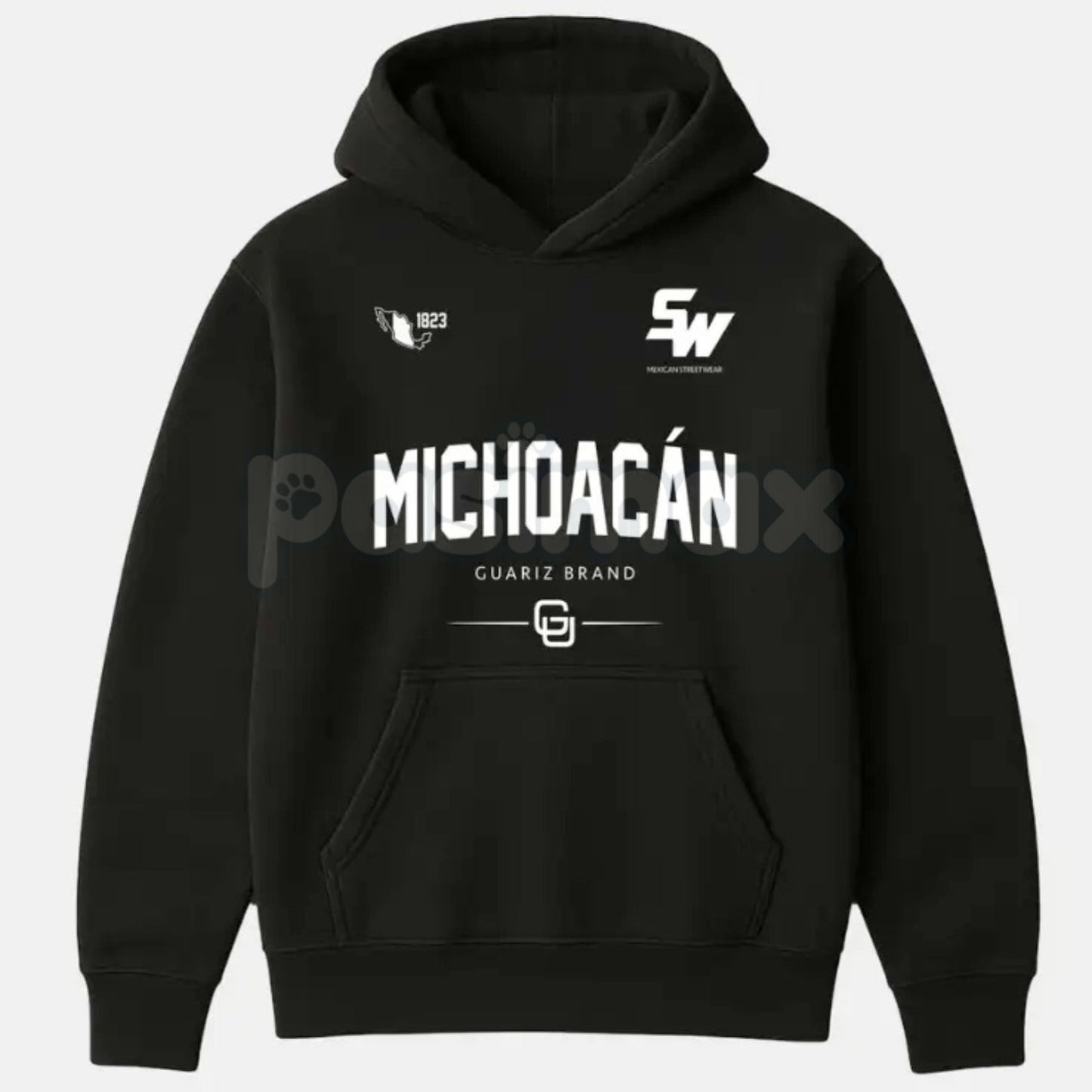 MX STREETWEAR STATE Hoodie – Custom State Pride Pullover, Mexican Culture & Streetwear Graphic Apparel, Unisex