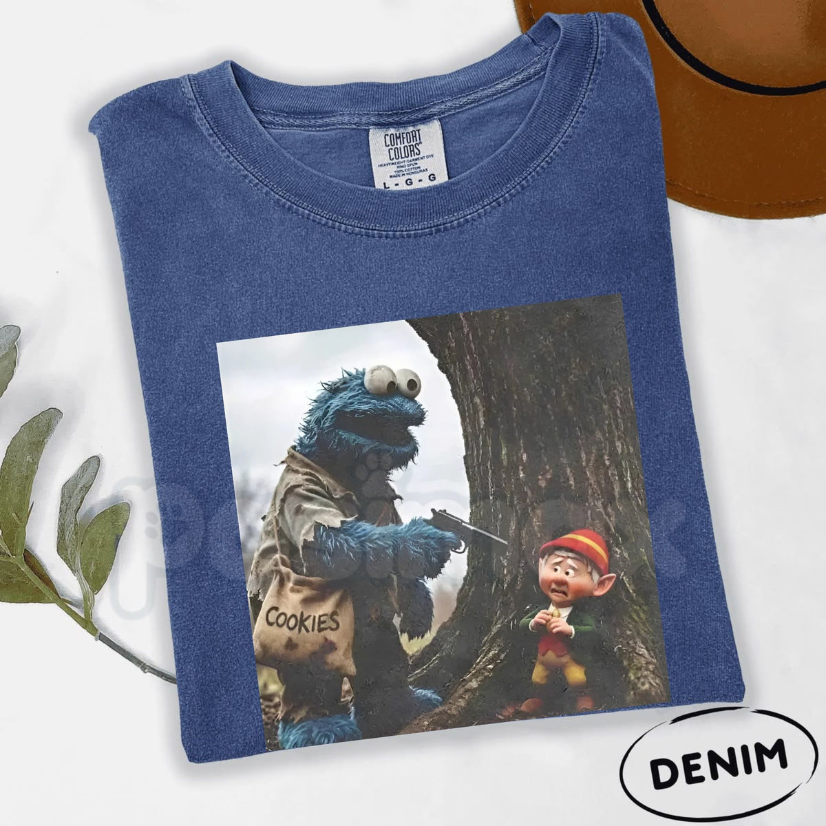 Comfort Colors® Give Me All Cookies Funny T-Shirt – Cookie Monster Meme Graphic Tee, Sarcastic Foodie Unisex Top & Gift