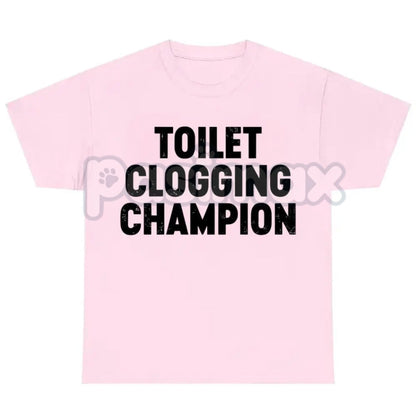Toilet Champion Tee - Funny Gag Gift Shirt, Humor Graphic T-Shirt, Bathroom King Slogan, Unisex Comedy Apparel