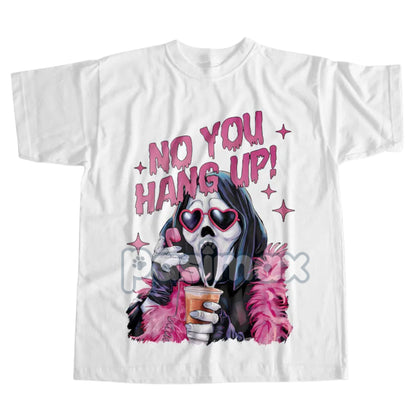 Halloween Horror Anime T-Shirt - Spooky Japanese Graphic Tee, Edgy Fall Wear