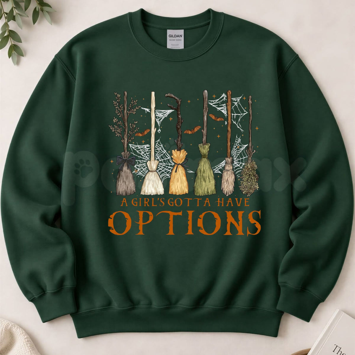 A Girl Gotta Have Options Sweatshirt | Retro Y2K Halloween Graphic Crewneck-Pasimax
