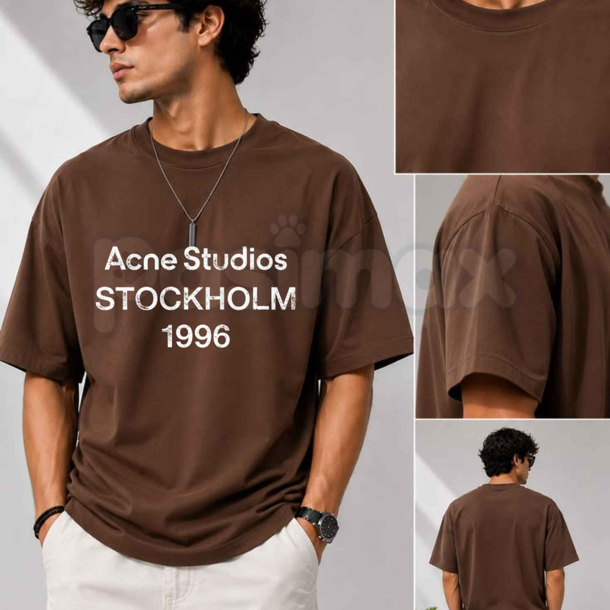 Acne Studios Stockholm 1996 T-Shirt – Vintage Swedish Luxury Streetwear Unisex Graphic Tee-Pasimax