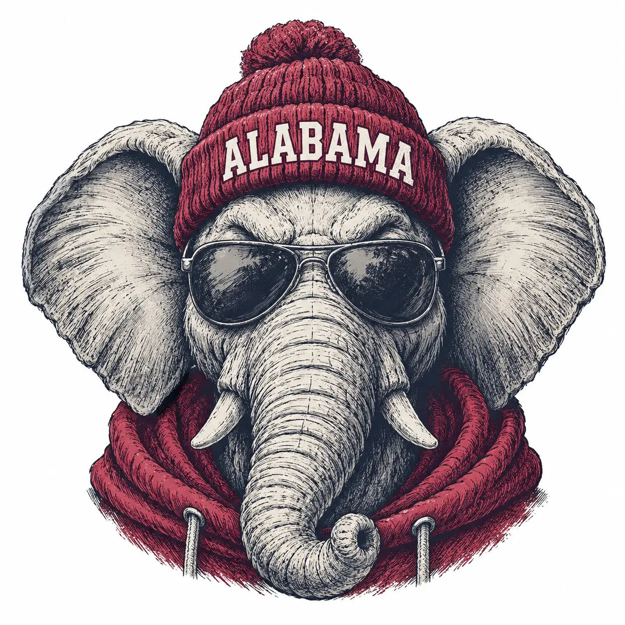 College Football Spirit Animal Sweatshirt | Game Day Mascot Graphic Pullover