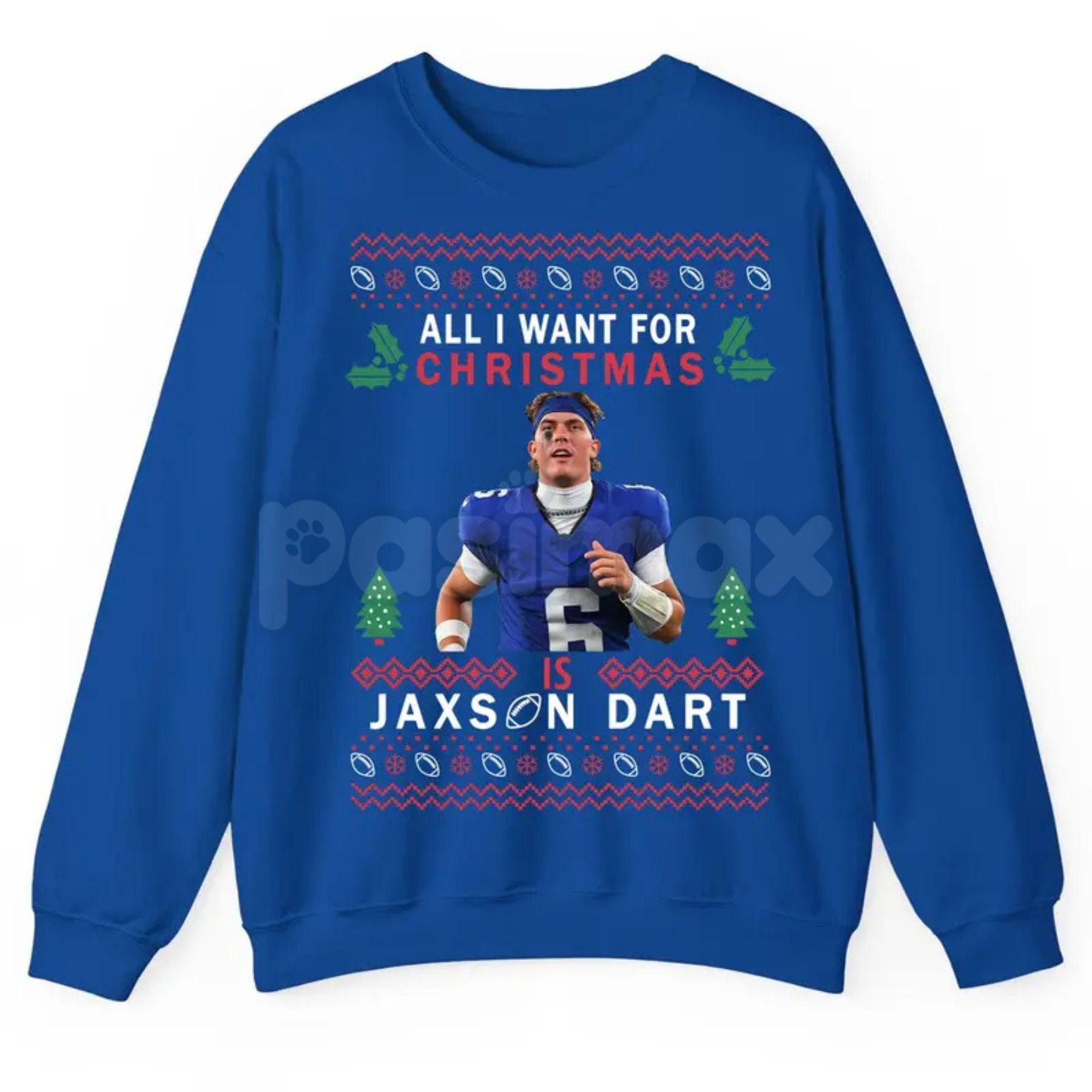 "All I Want For Christmas Is Jax Dart" Ugly Sweatshirt | Funny Darts Fan Holiday Crewneck | Unique Sports Gift-Pasimax