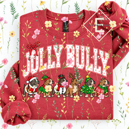Christmas 30+ Dog Breed Sweatshirt | Merry Dogmas Holly Xmas Crewneck