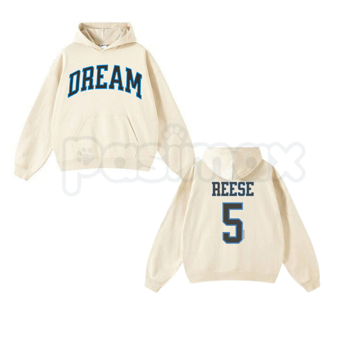 Angel Reese Chicago Sky & Dream Basketball Graphic Hoodie – WNBA Women's Hoops Fan Pullover, Vintage Sports Streetwear Sweatshirt, Unisex Heavy Blend-Pasimax