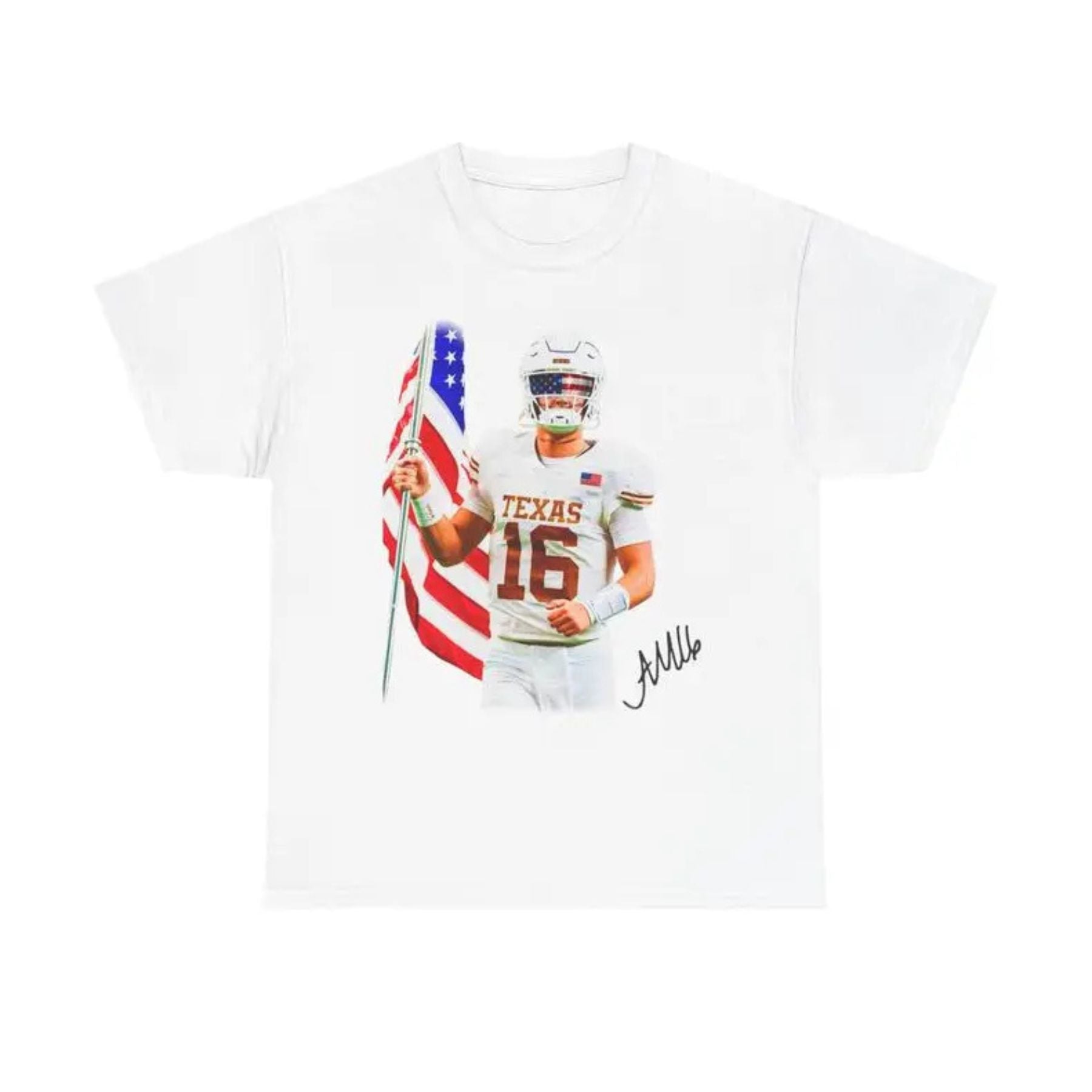 Arch Manning USA T-Shirt - Patriotic Football Fan Tee, Unisex Sports Apparel-Pasimax