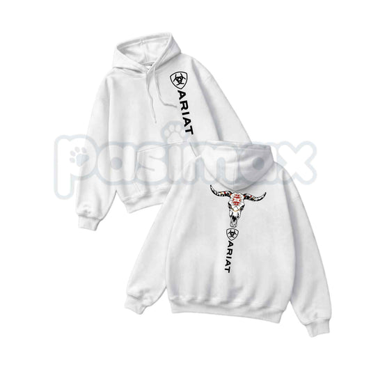 Ariat Classic Logo Hoodie – Western Equestrian Workwear Pullover, Outdoor Country Lifestyle Sweatshirt, Unisex Heavy Blend-Pasimax