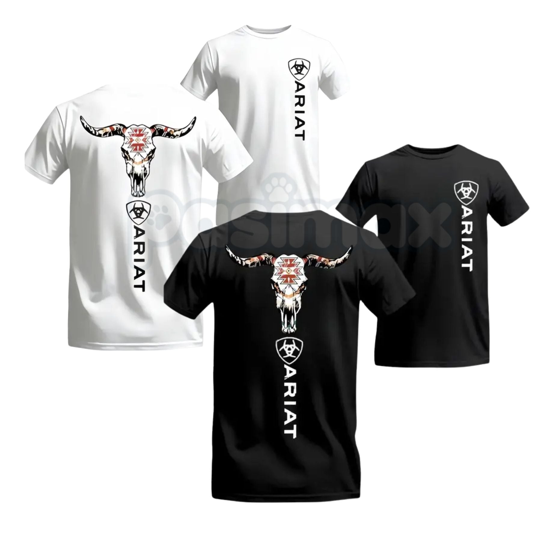Ariat Classic Logo T-Shirt – Crisp Detailing Premium Daily Wear Graphic Tee-Pasimax
