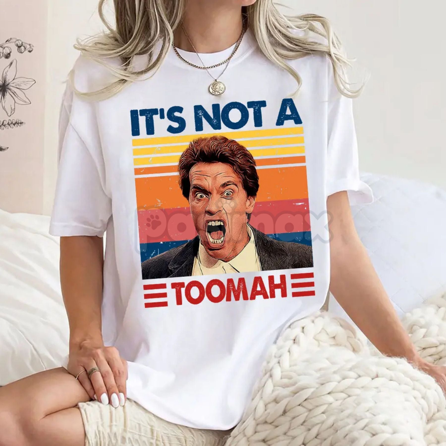 Arnold's Quote "It's Not A Toomah" Vintage Tee - Classic 90s Pop Culture Shirt, Funny Mispronunciation Slogan, Unisex Action Star Gift-Pasimax
