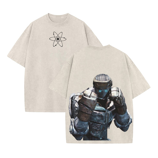 Atom Real Steel T-Shirt – The People's Champion Robot, Movie-Inspired Graphic Tee-Pasimax