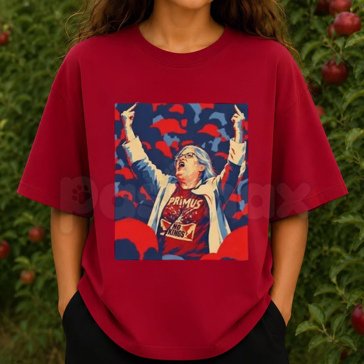 Aunt Sue Double Middle Finger Trump Rally Shirt – Viral Anti-Trump Protest Graphic Tee-Pasimax