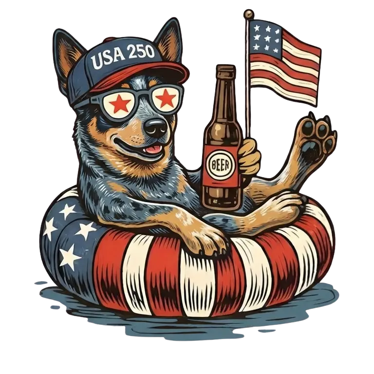 Comfort Colors® 250th Anniversary Dachshund 4th of July T-Shirt – Funny Patriotic Dog Lover Tee, Semiquincentennial USA 1776–2026 Shirt, Wiener Dog Independence Day Gift
