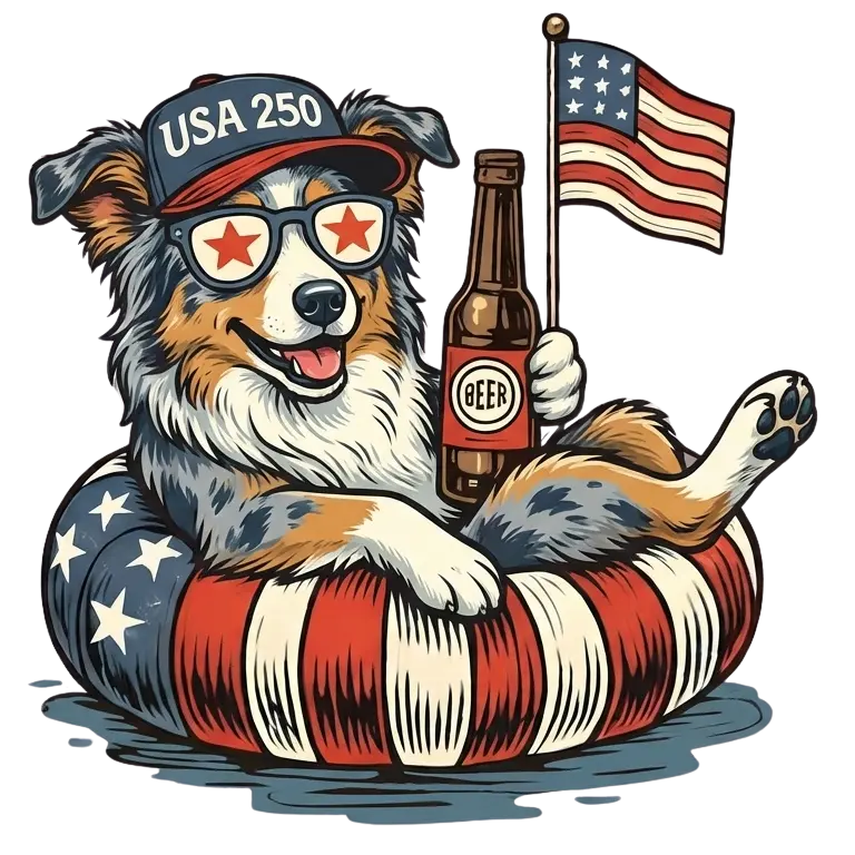 Comfort Colors® 250th Anniversary Dachshund 4th of July T-Shirt – Funny Patriotic Dog Lover Tee, Semiquincentennial USA 1776–2026 Shirt, Wiener Dog Independence Day Gift