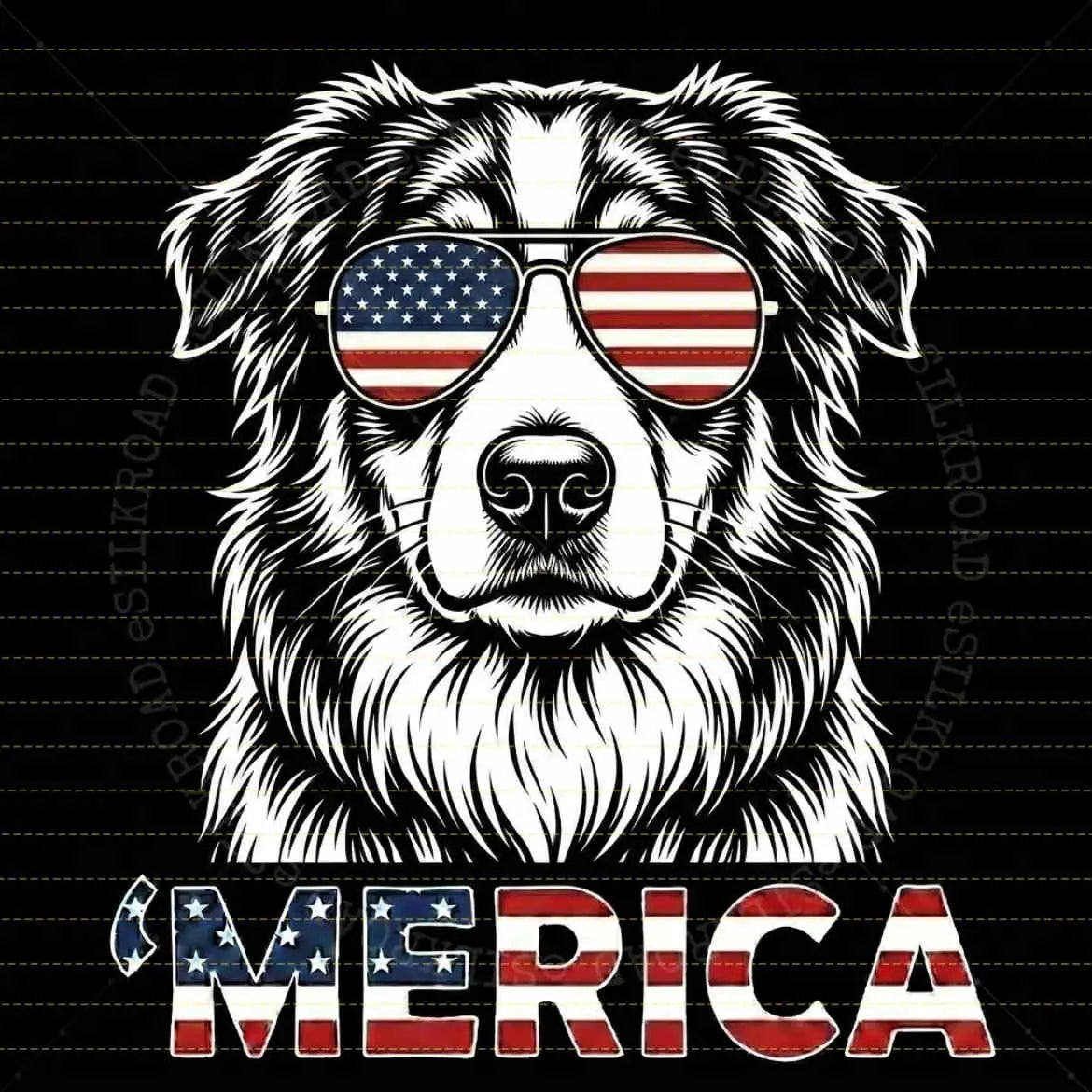 Comfort Colors® Vintage Dog 4th of July T-Shirt – Retro Patriotic Puppy Graphic Tee, Aesthetic Red White and Blue Dog Mom Dad Independence Day Top
