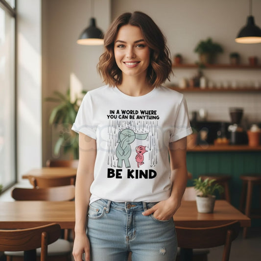 "Be Kind" Teacher & Golf Enthusiast T-Shirt – Aesthetic Educator Graphic Tee, Premium 100% Cotton Sportsmanship Top, Soft Lived-In Heavyweight Kindness Shirt, Made in USA-Pasimax