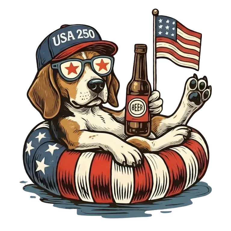 Comfort Colors® 250th Anniversary Dachshund 4th of July T-Shirt – Funny Patriotic Dog Lover Tee, Semiquincentennial USA 1776–2026 Shirt, Wiener Dog Independence Day Gift