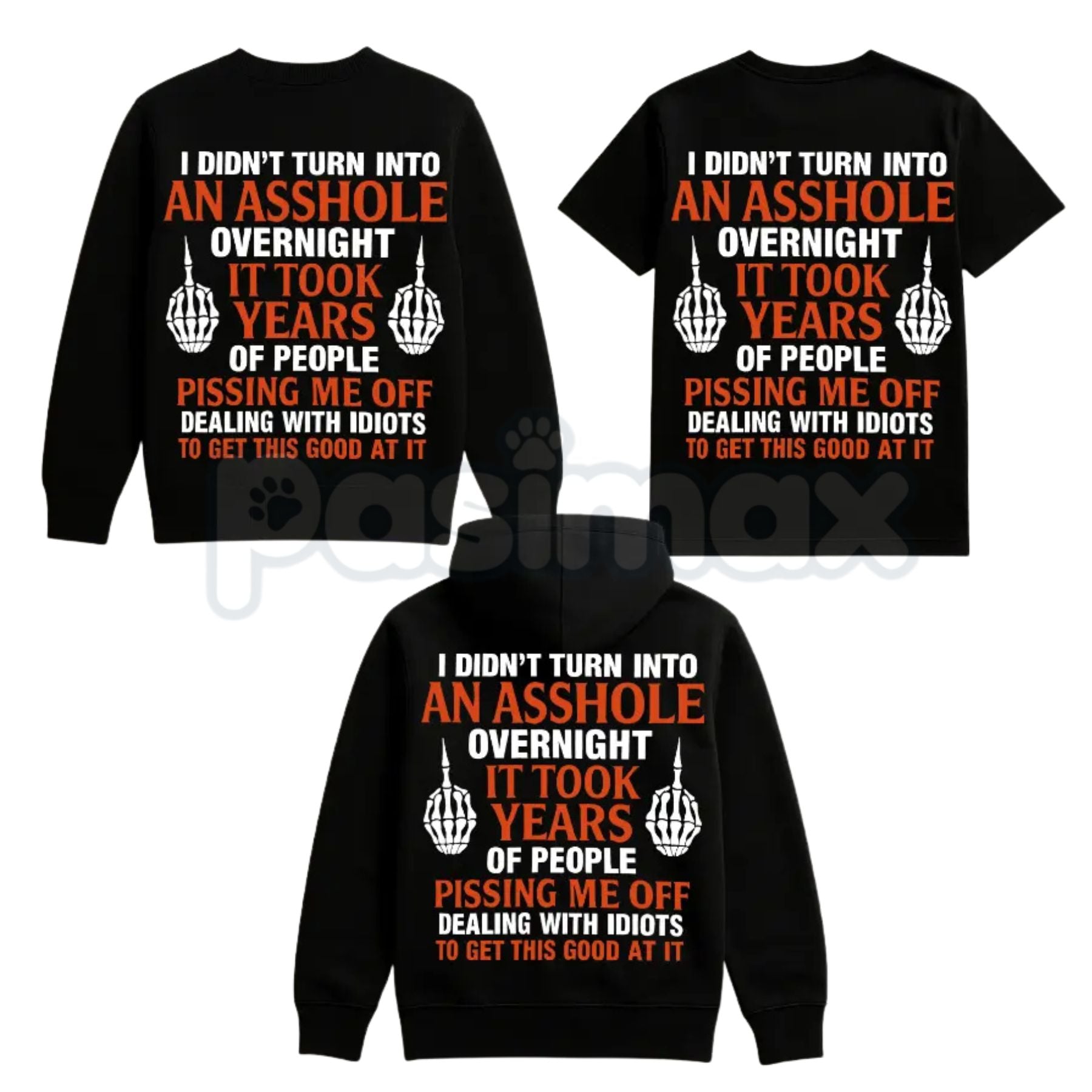 Being Pissed Off Is My Cardio – Funny Sarcastic Quote Hoodie, Sweatshirt & T-Shirt-Pasimax